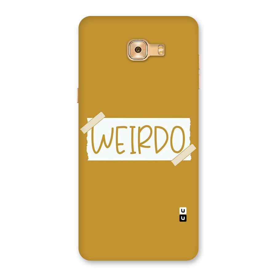 Simple Weirdo Back Case for Galaxy C9 Pro