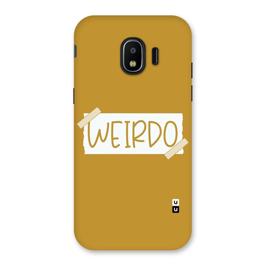 Simple Weirdo Back Case for Galaxy J2 Pro 2018