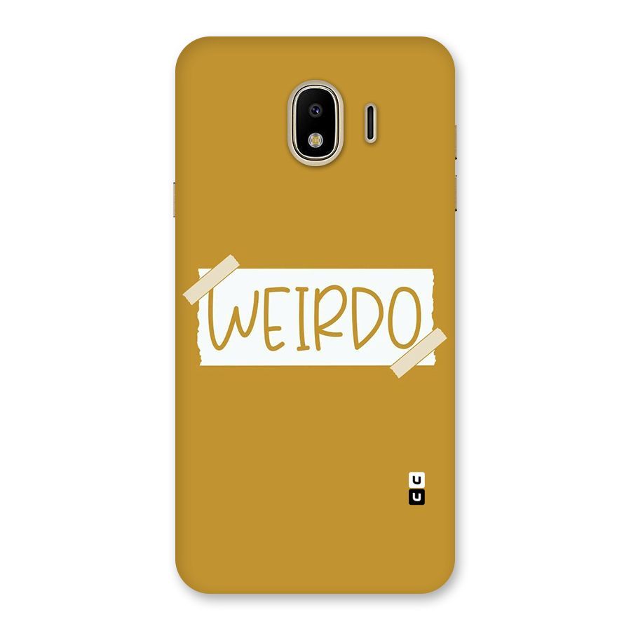 Simple Weirdo Back Case for Galaxy J4