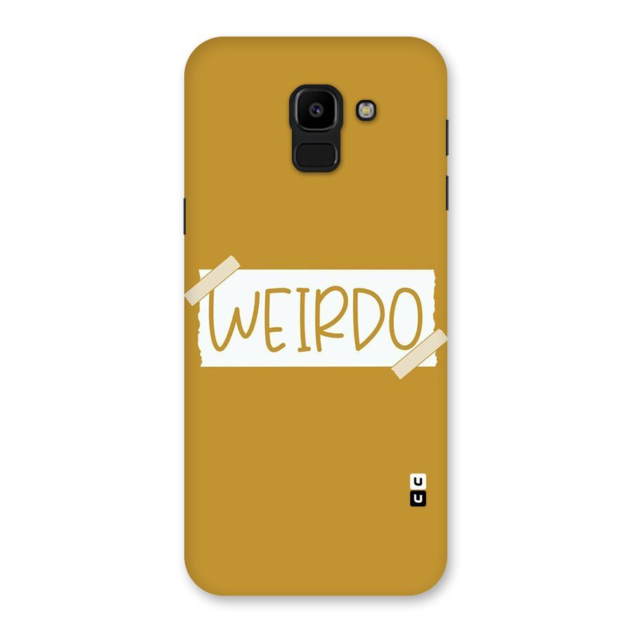Simple Weirdo Back Case for Galaxy J6