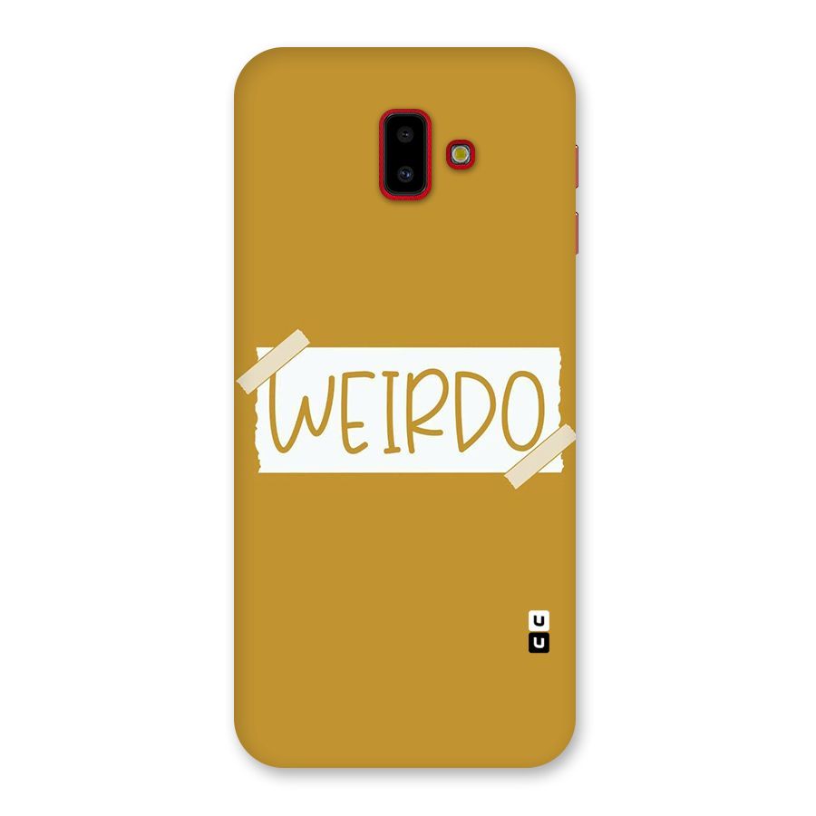 Simple Weirdo Back Case for Galaxy J6 Plus