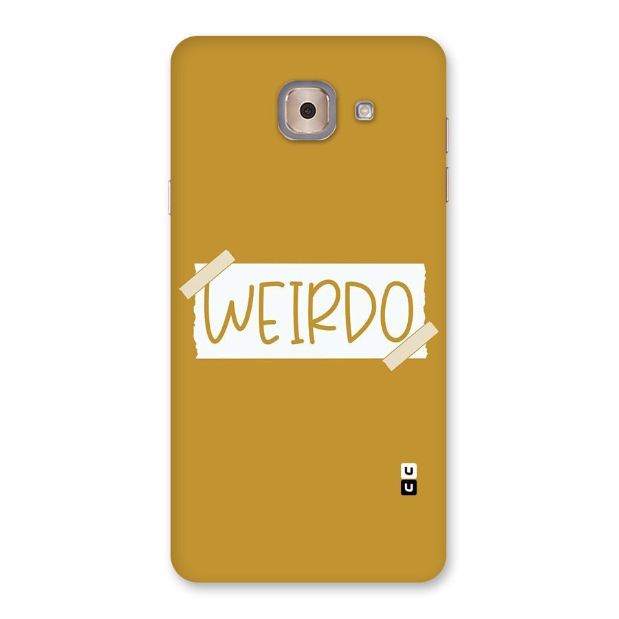 Simple Weirdo Back Case for Galaxy J7 Max