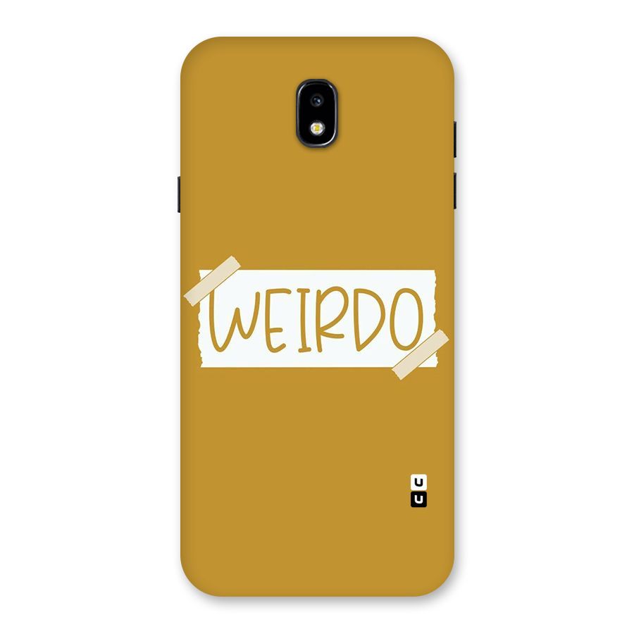 Simple Weirdo Back Case for Galaxy J7 Pro