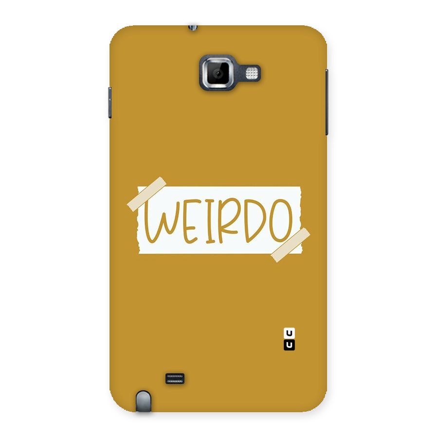 Simple Weirdo Back Case for Galaxy Note