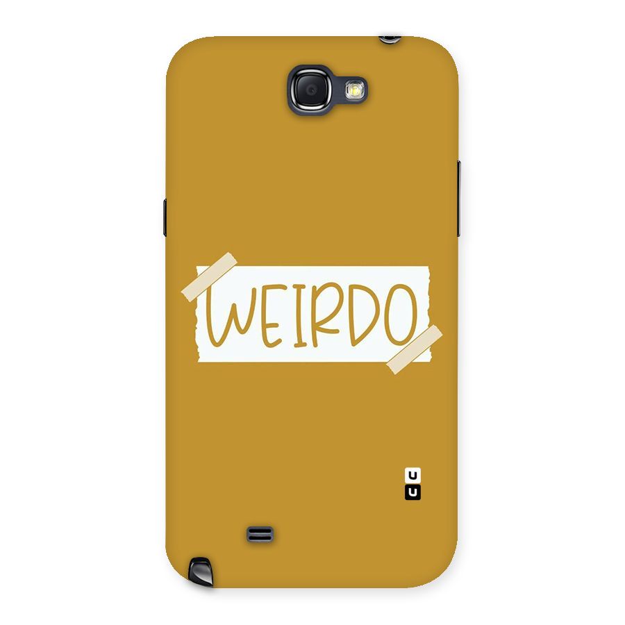 Simple Weirdo Back Case for Galaxy Note 2