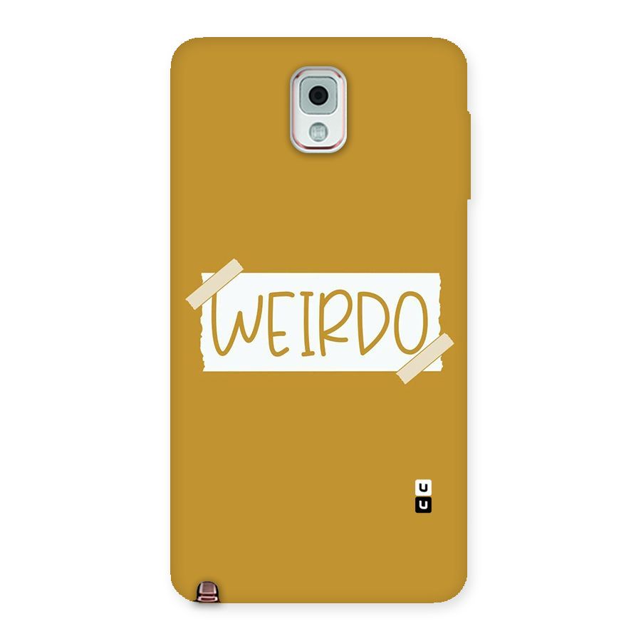 Simple Weirdo Back Case for Galaxy Note 3