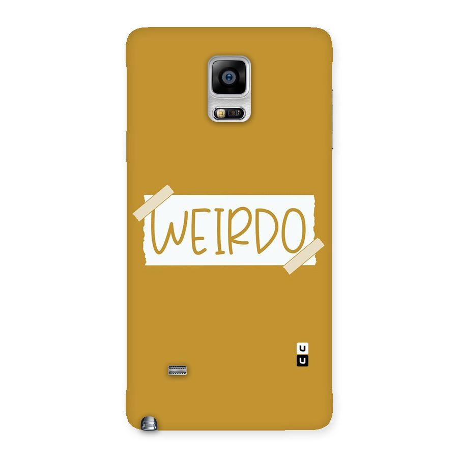 Simple Weirdo Back Case for Galaxy Note 4