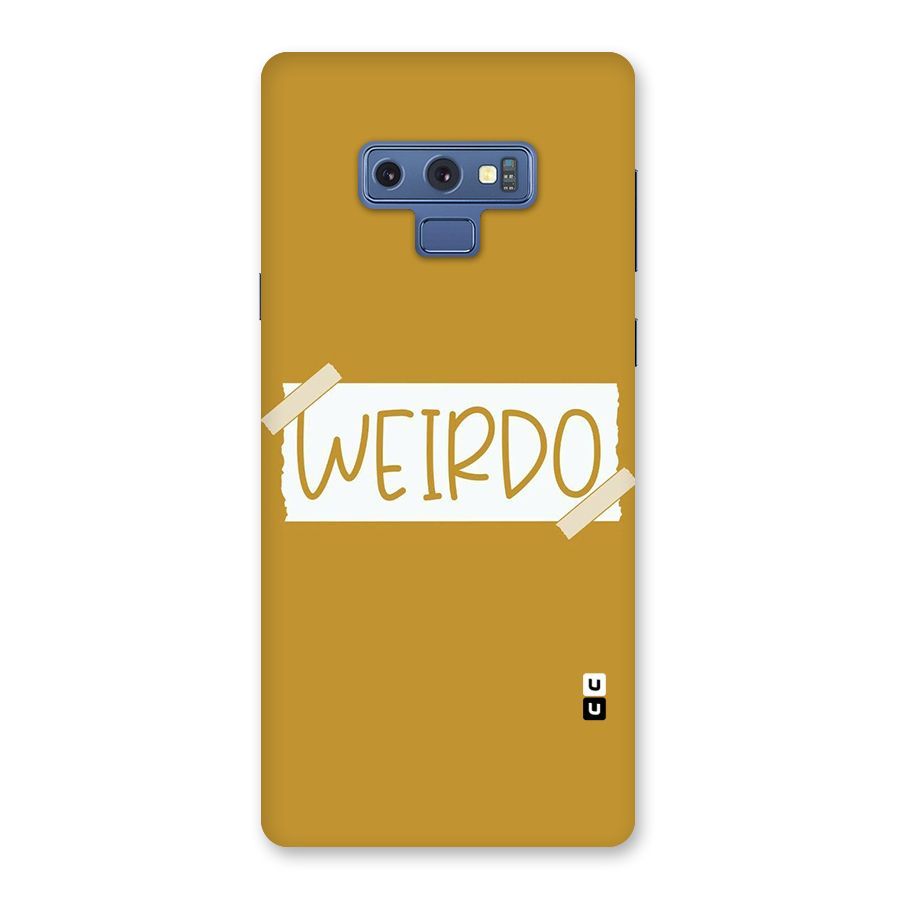 Simple Weirdo Back Case for Galaxy Note 9