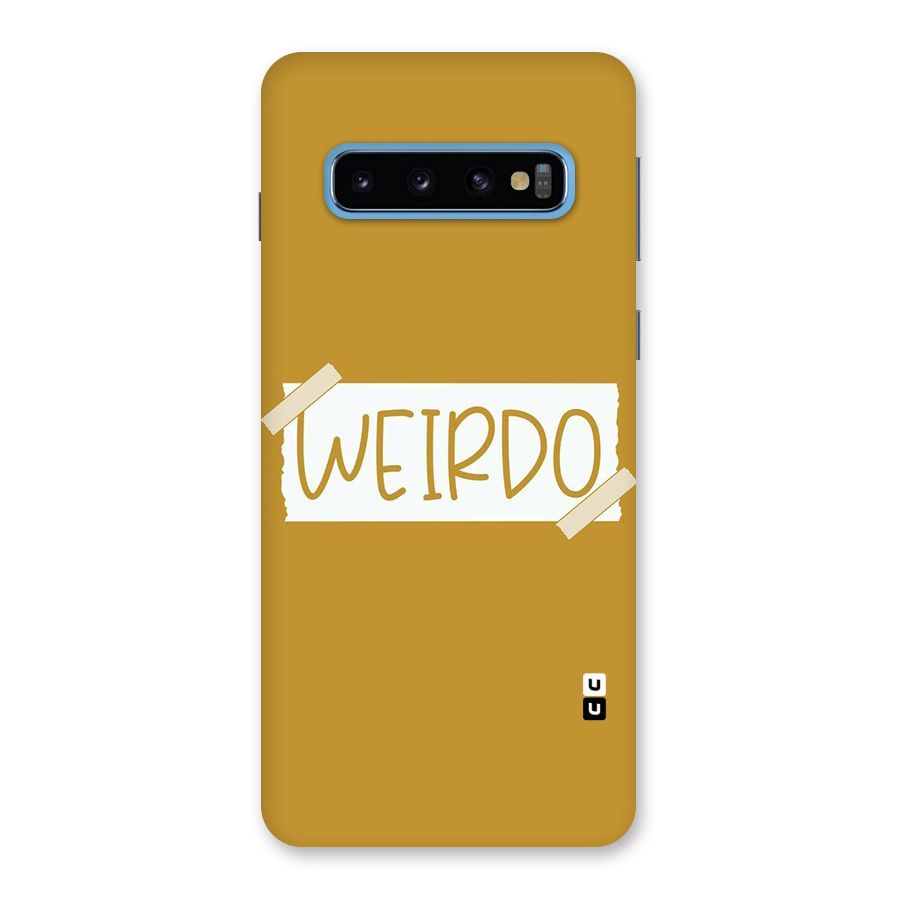 Simple Weirdo Back Case for Galaxy S10