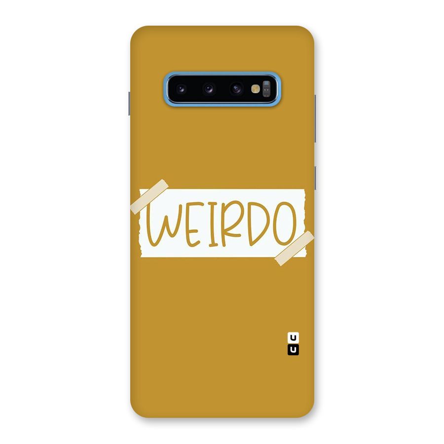 Simple Weirdo Back Case for Galaxy S10 Plus