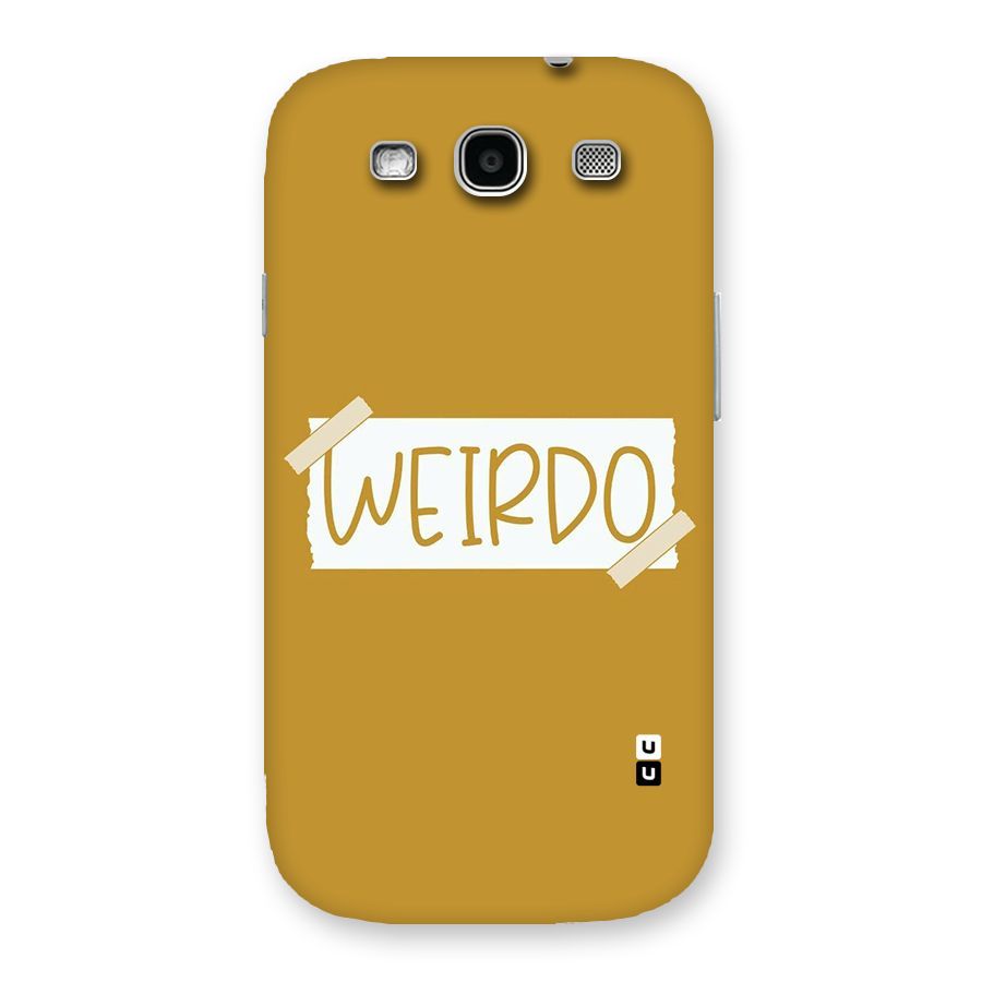 Simple Weirdo Back Case for Galaxy S3