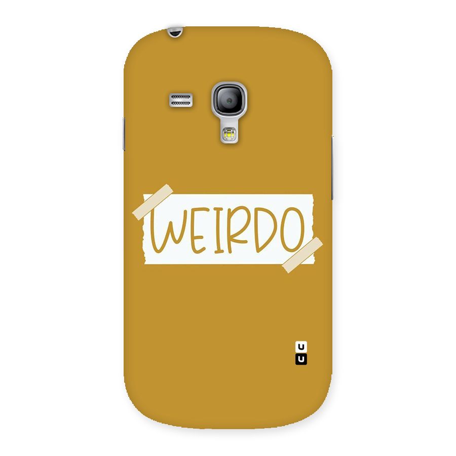 Simple Weirdo Back Case for Galaxy S3 Mini