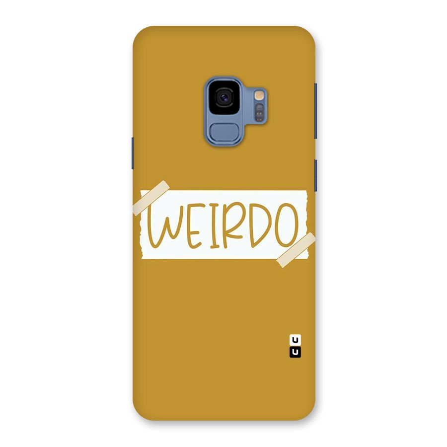 Simple Weirdo Back Case for Galaxy S9