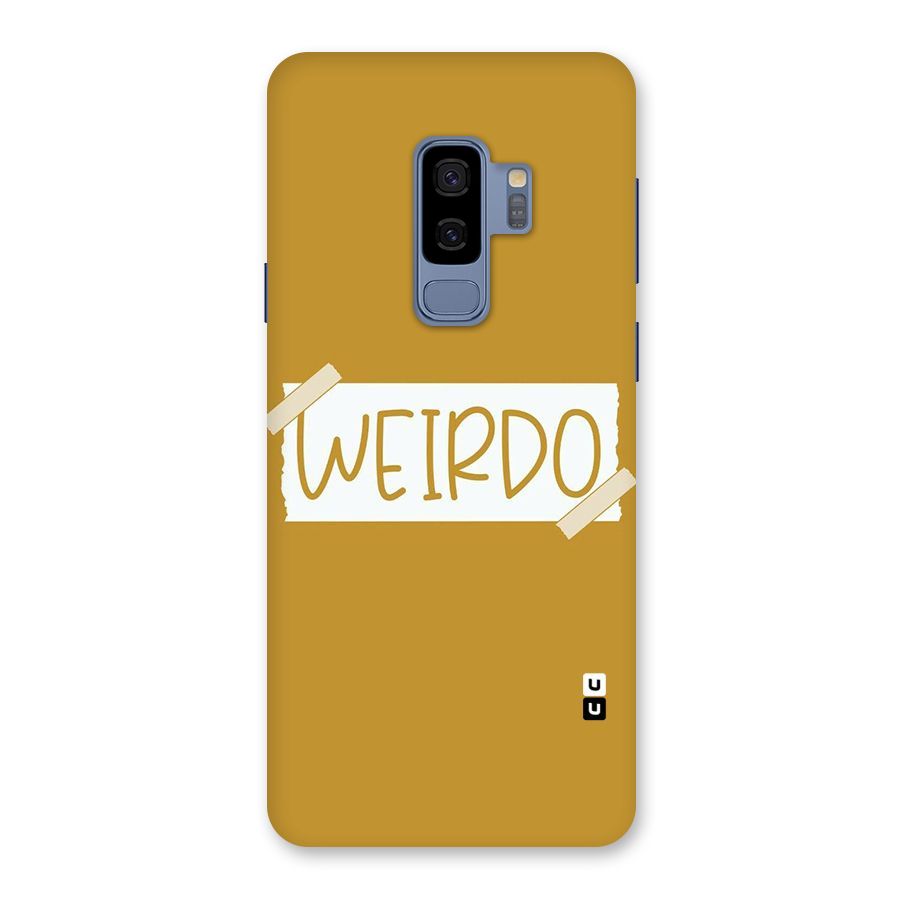 Simple Weirdo Back Case for Galaxy S9 Plus