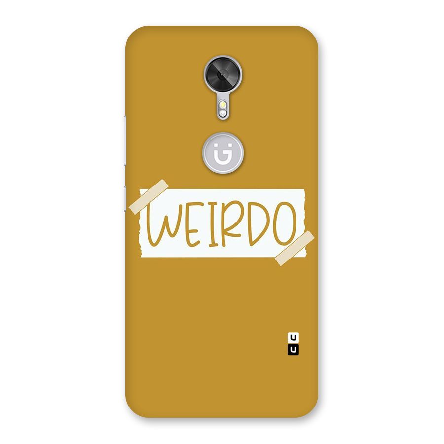 Simple Weirdo Back Case for Gionee A1