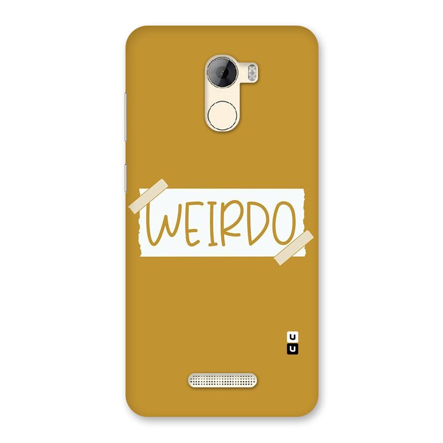 Simple Weirdo Back Case for Gionee A1 LIte