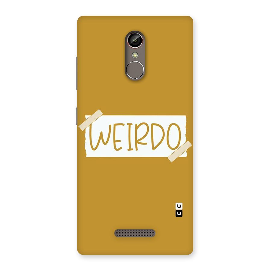 Simple Weirdo Back Case for Gionee S6s