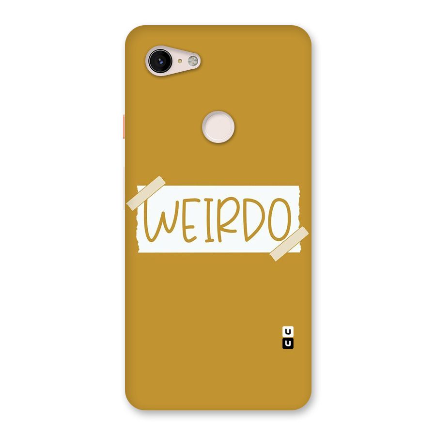 Simple Weirdo Back Case for Google Pixel 3 XL