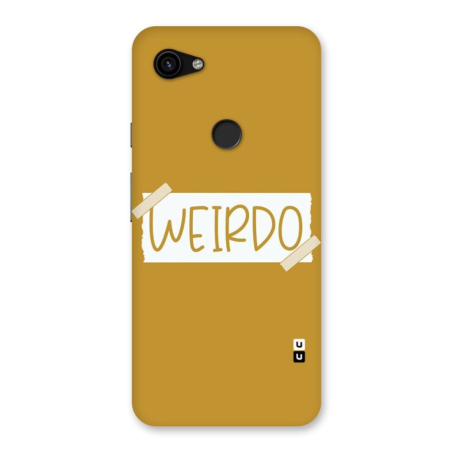 Simple Weirdo Back Case for Google Pixel 3a XL