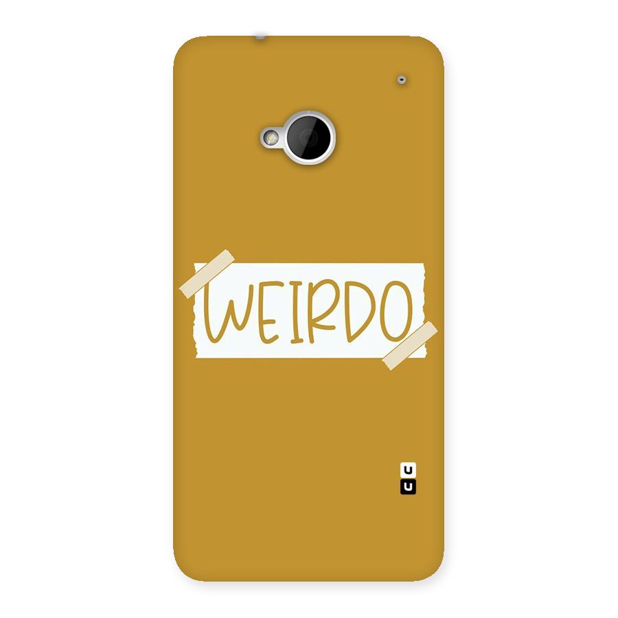 Simple Weirdo Back Case for HTC One M7
