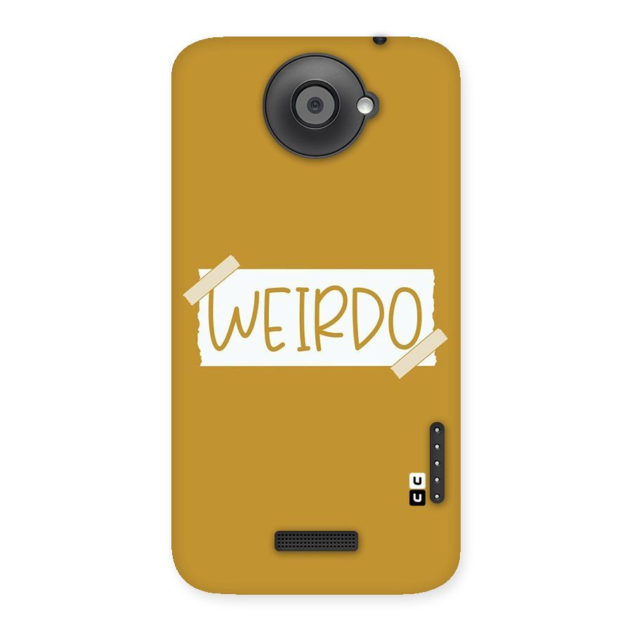 Simple Weirdo Back Case for HTC One X