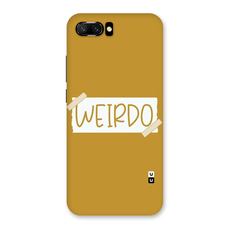Simple Weirdo Back Case for Honor 10