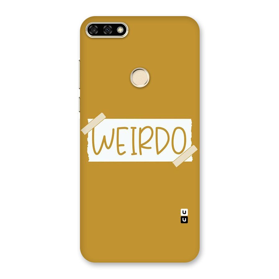 Simple Weirdo Back Case for Honor 7A