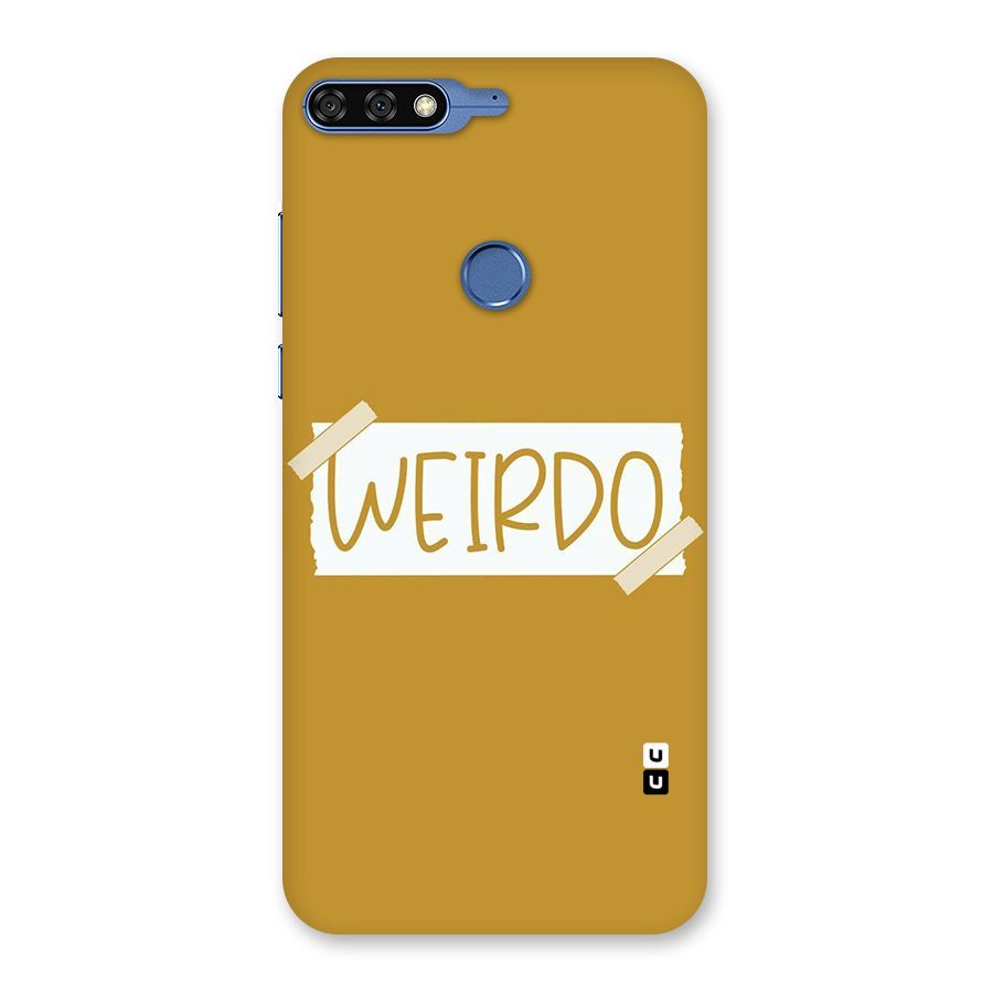 Simple Weirdo Back Case for Honor 7C