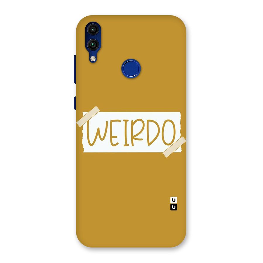 Simple Weirdo Back Case for Honor 8C