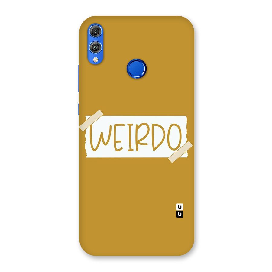 Simple Weirdo Back Case for Honor 8X