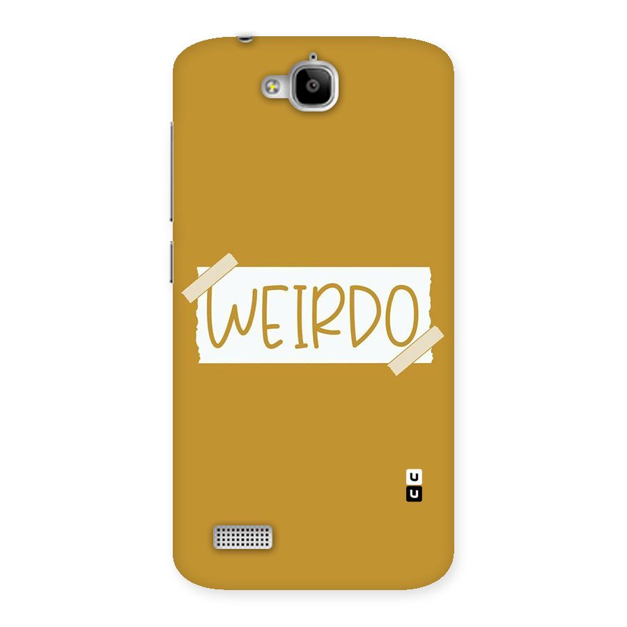 Simple Weirdo Back Case for Honor Holly