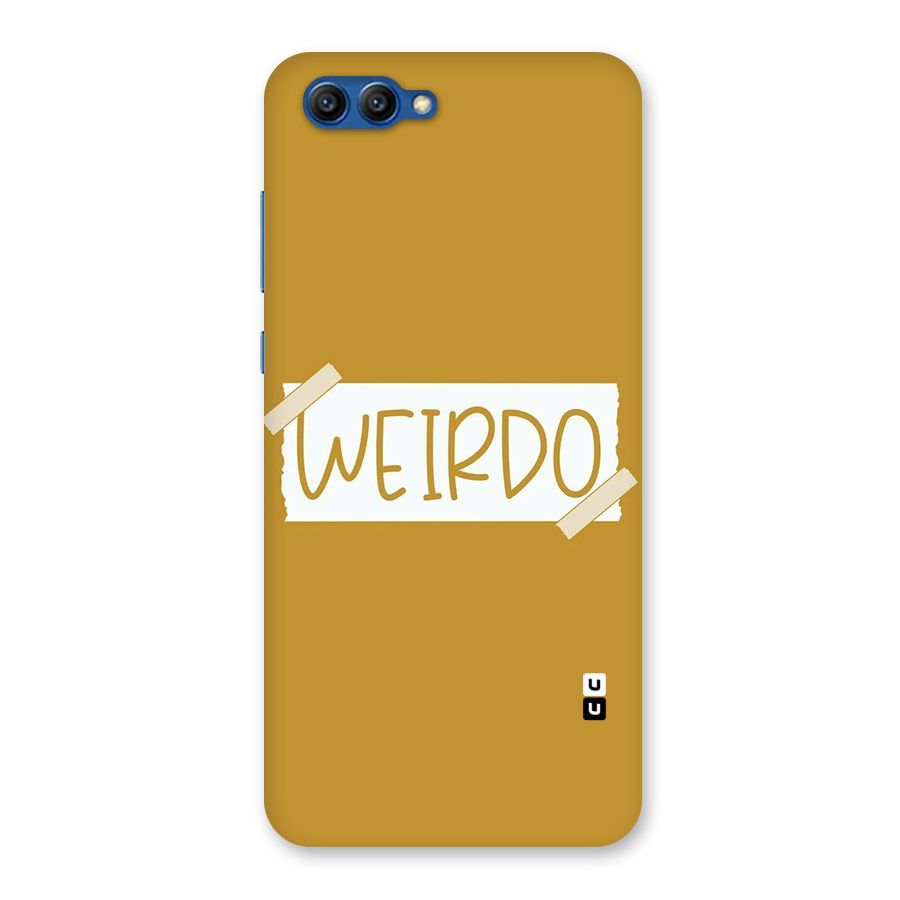 Simple Weirdo Back Case for Honor View 10