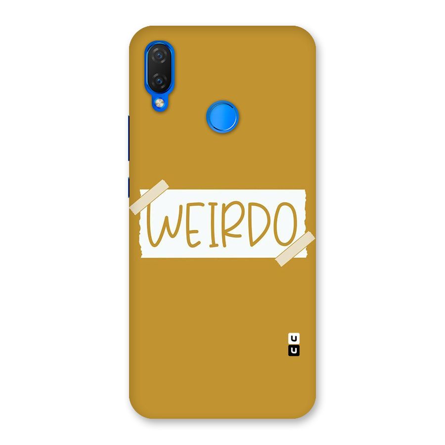 Simple Weirdo Back Case for Huawei P Smart+