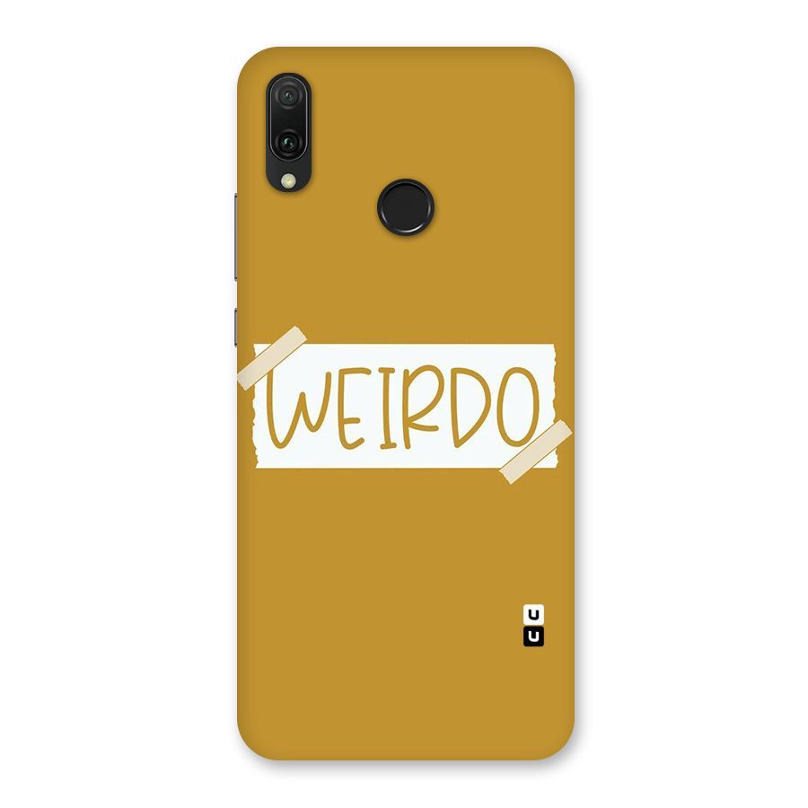 Simple Weirdo Back Case for Huawei Y9 (2019)