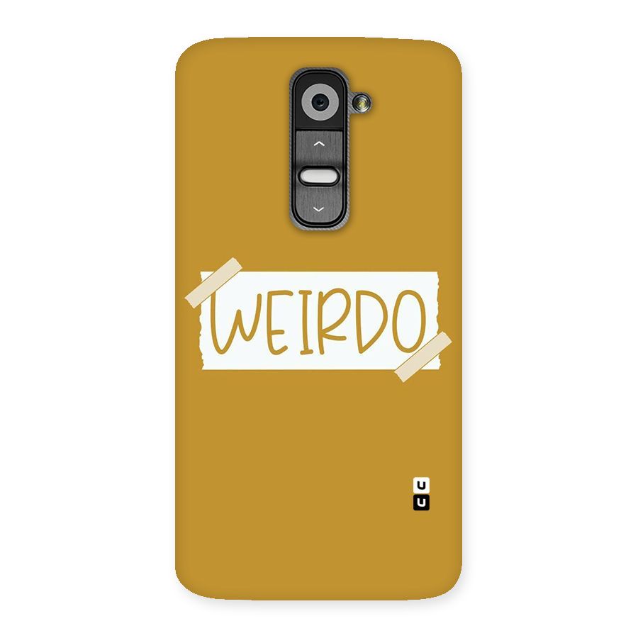Simple Weirdo Back Case for LG G2