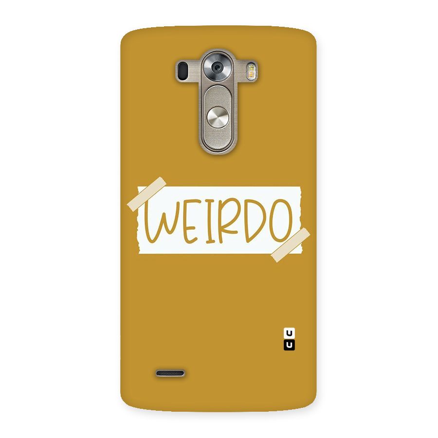 Simple Weirdo Back Case for LG G3