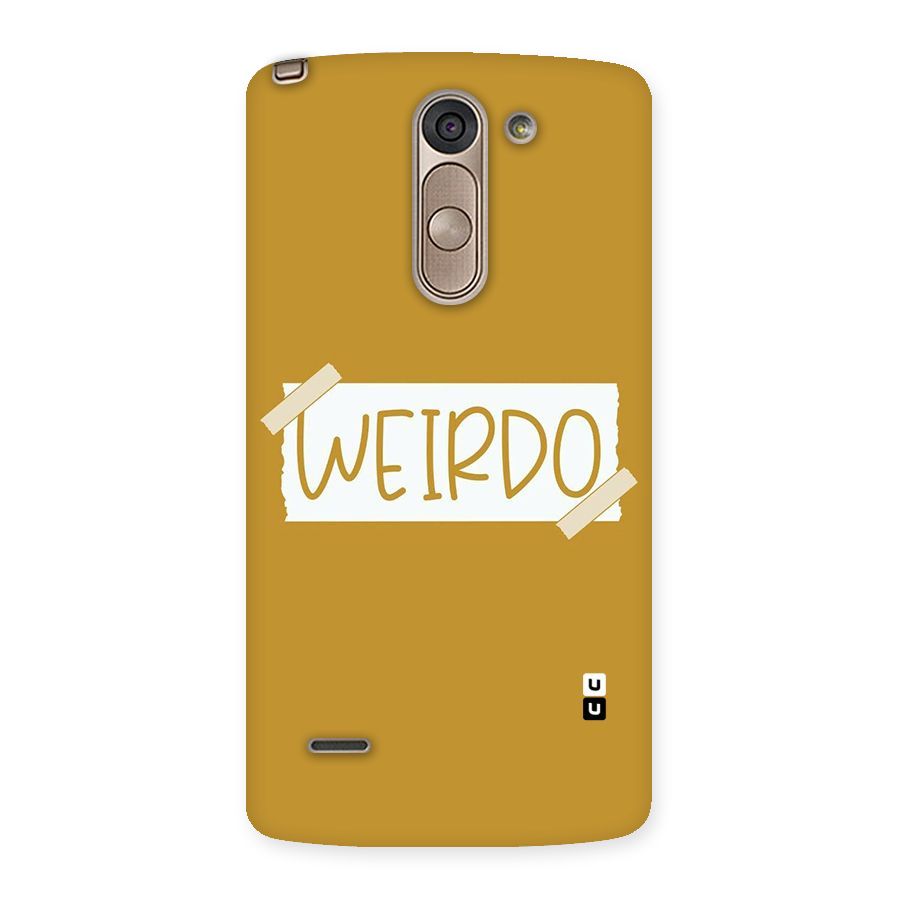 Simple Weirdo Back Case for LG G3 Stylus