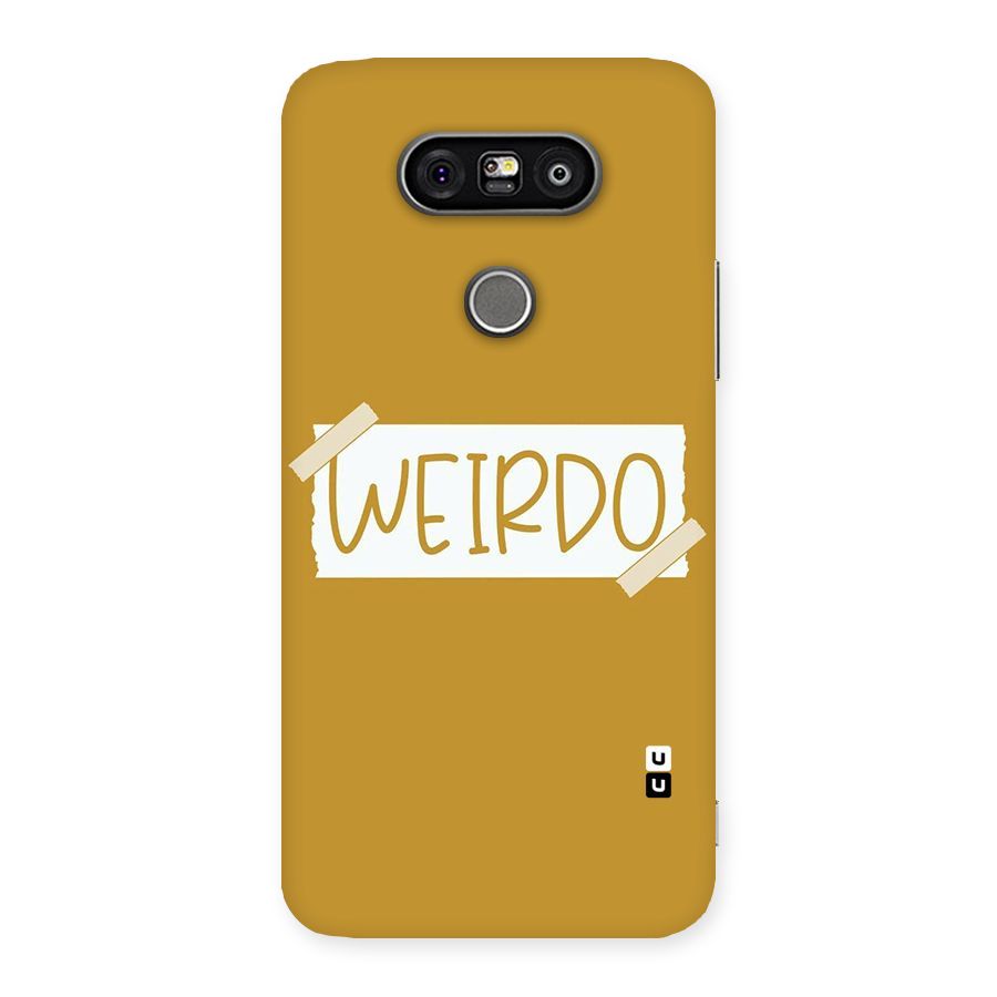 Simple Weirdo Back Case for LG G5