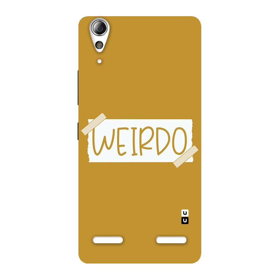 Simple Weirdo Back Case for Lenovo A6000 Plus
