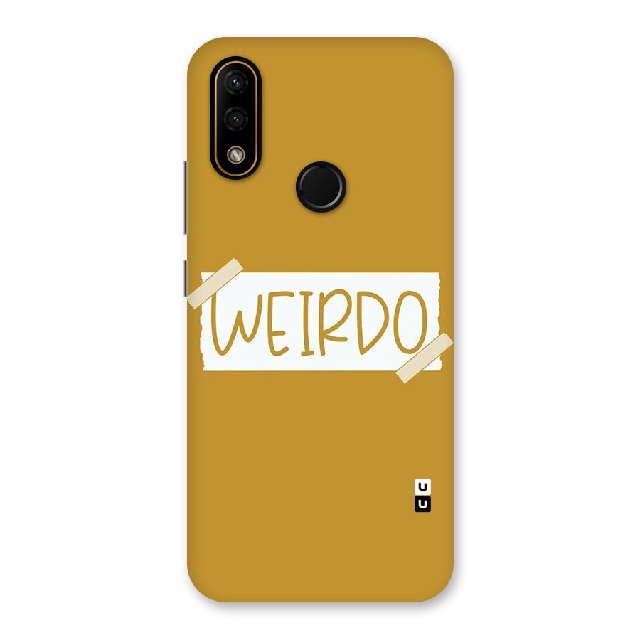 Simple Weirdo Back Case for Lenovo A6 Note