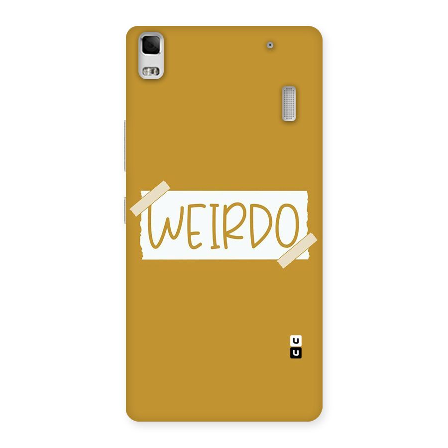 Simple Weirdo Back Case for Lenovo A7000