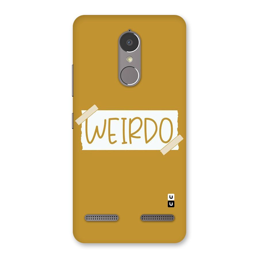Simple Weirdo Back Case for Lenovo K6