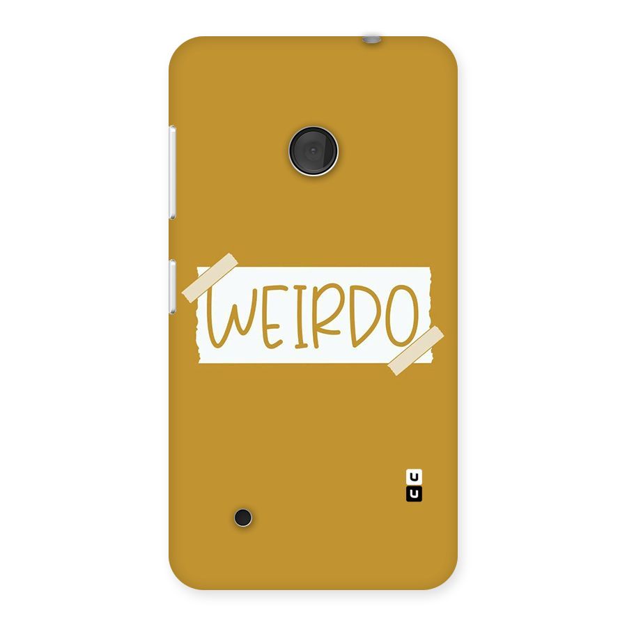 Simple Weirdo Back Case for Lumia 530
