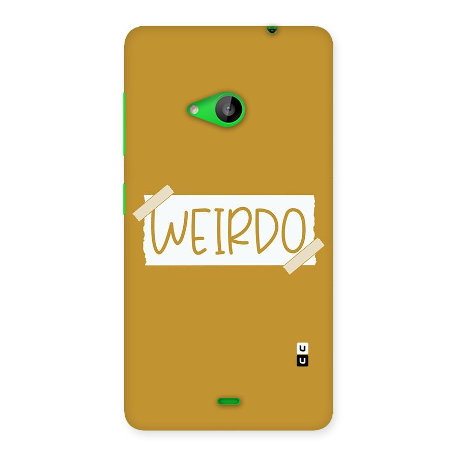 Simple Weirdo Back Case for Lumia 535