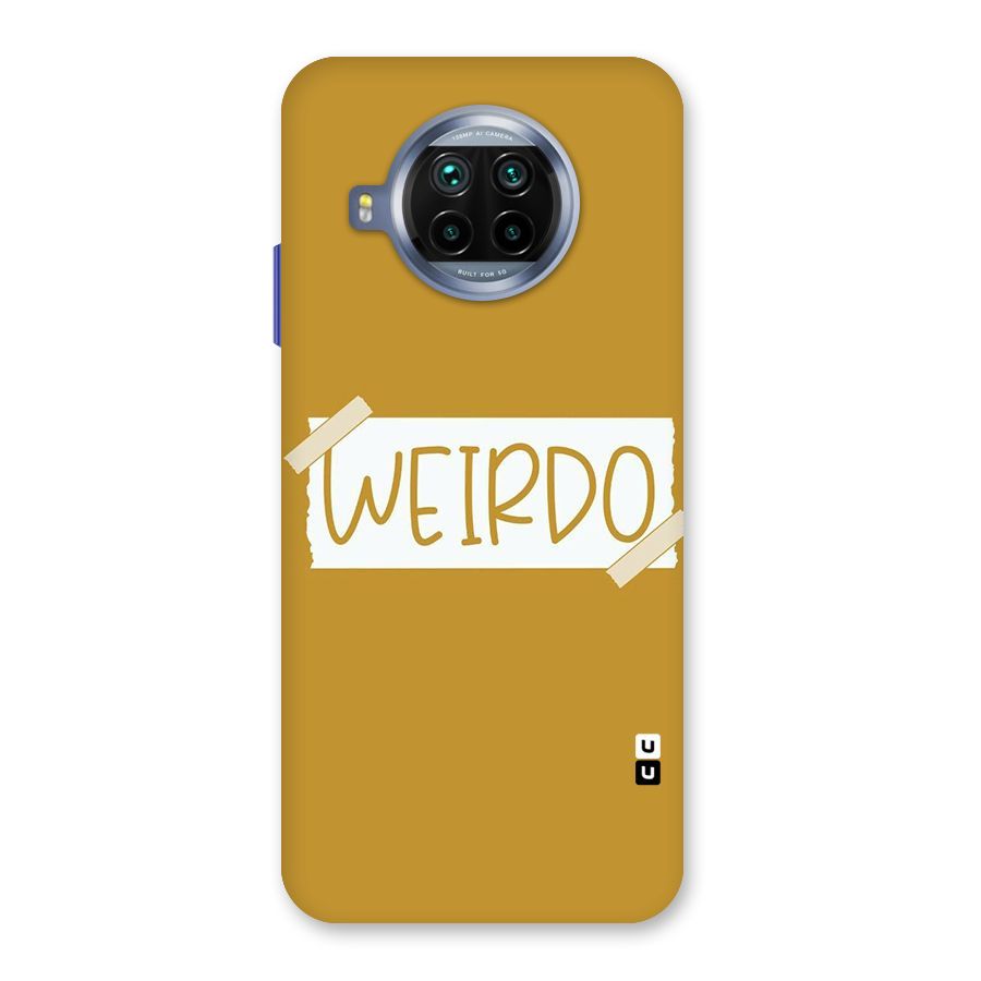 Simple Weirdo Back Case for Mi 10i