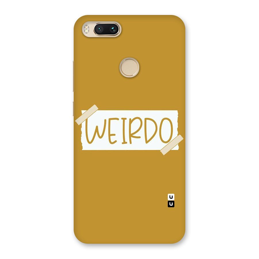 Simple Weirdo Back Case for Mi A1