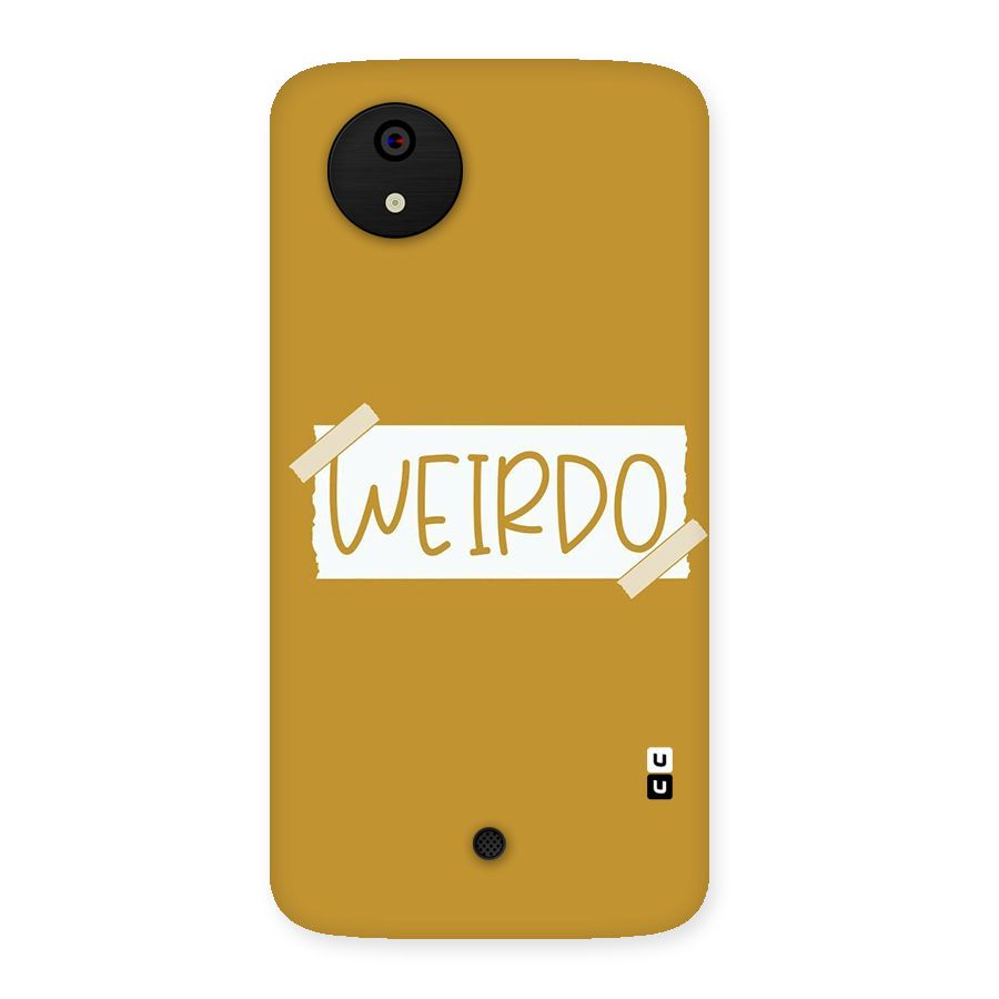 Simple Weirdo Back Case for Micromax Canvas A1