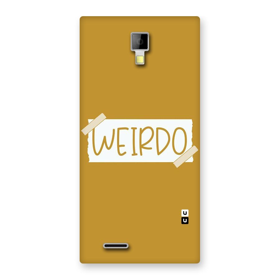 Simple Weirdo Back Case for Micromax Canvas Xpress A99