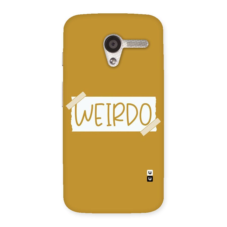 Simple Weirdo Back Case for Moto X