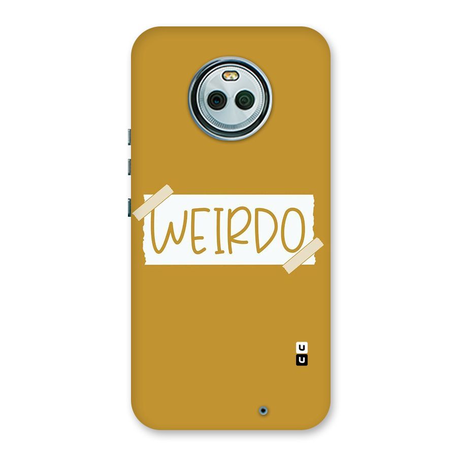 Simple Weirdo Back Case for Moto X4